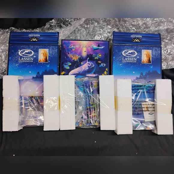 Set 3 Ocean Sea Life Dolphins , Whale Glass Plate Collectible NIB - Picture 9 of 9